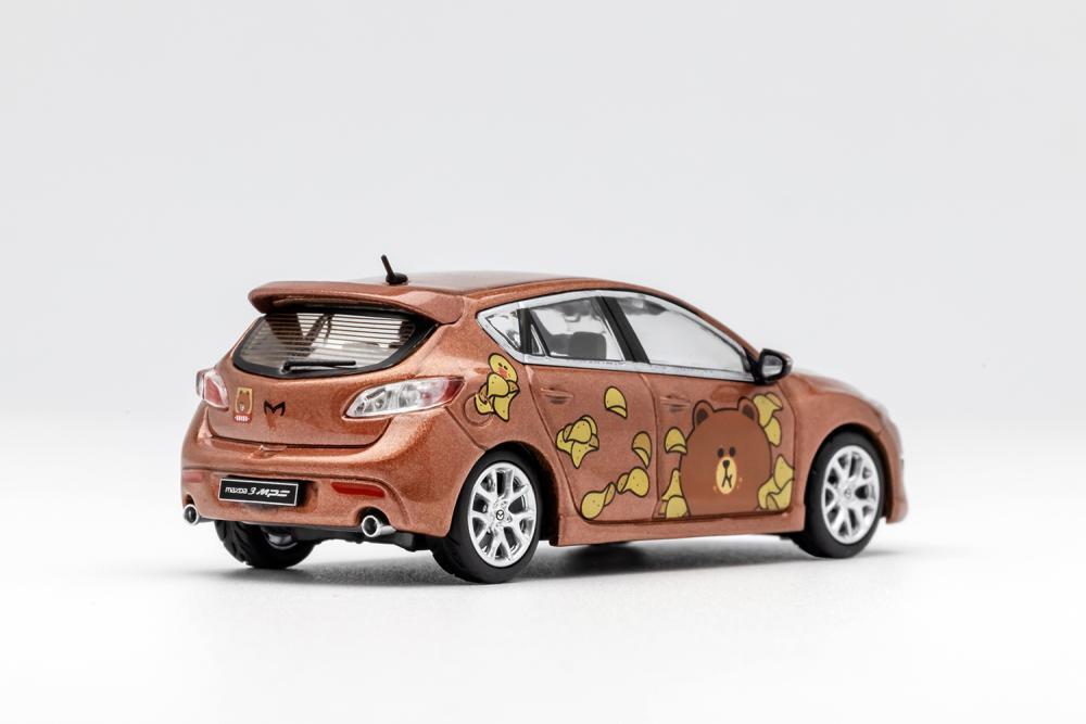 1/64 Mazda 3 MPS Hatchback-Brown Bear Painting