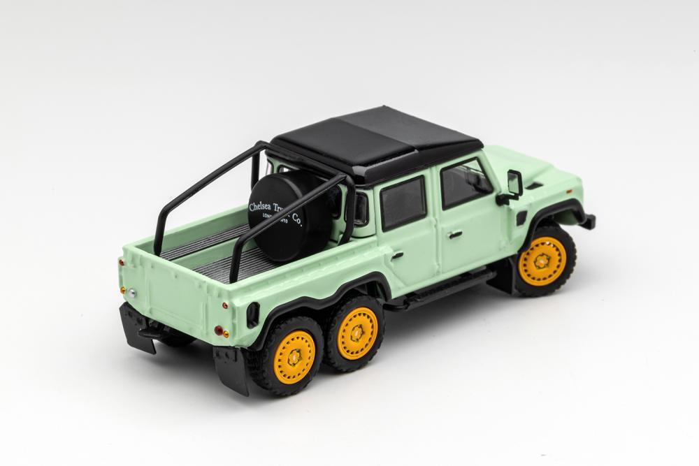 1/64 Scale For Land Rover Defender 6x6 Pick up-Light Green